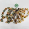 Guangshun Jewelry's natural Golden Thread Jade Pumpkin Bead bracelet wholesale diy Golden Thread Jade Natural Stone bracelet Factory Direct sales Specification image