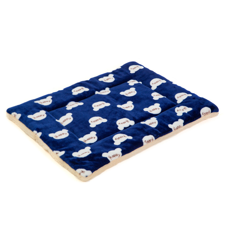 Autumn and winter dog kennel cartoon cat kennel sleeping cotton quilt pet kennel mat dog mat Winter cat thick mat Item Picture