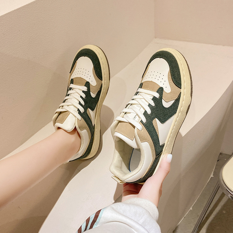 女式休闲单鞋实物图
