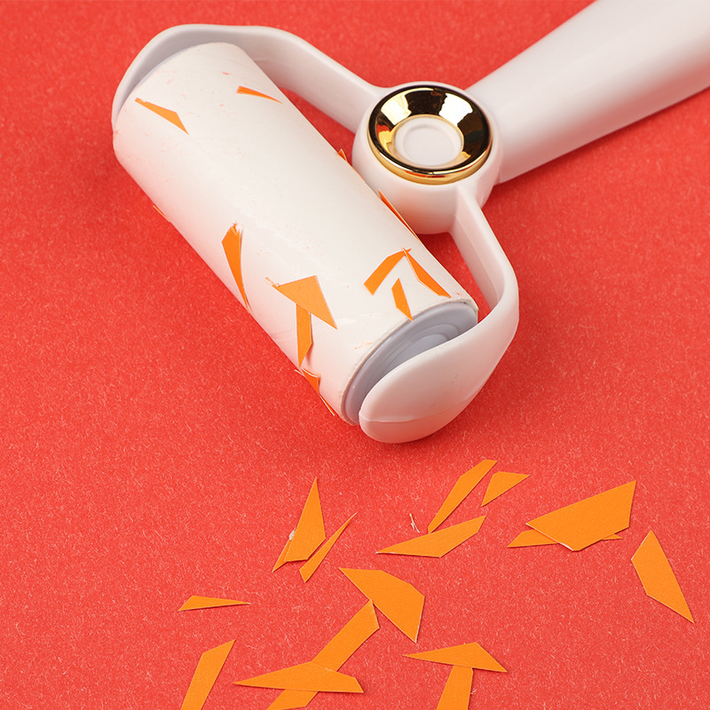 Wholesale roller bristle removers, replacement paper core bristle brushes, floor dust removers, tear-off hair removers, dust removal paper details Picture