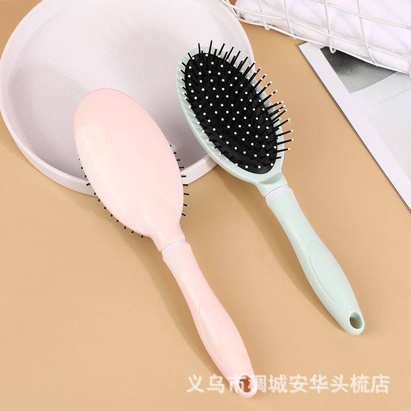 Fashion Color Air Cushion Massage Comb Long Hair Smooth Comb Memory Elastic Comb Tooth Anti-Static Comb Available Directly Application Scenario