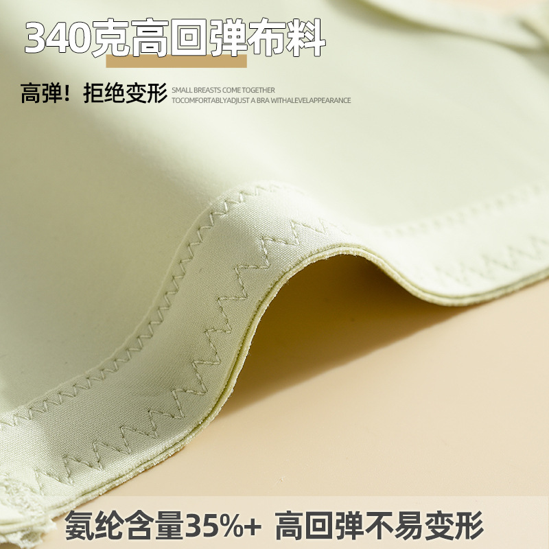 Non-magnetic, side-bone, comfortable and breathable lingerie, women's small breasts, converging and tapering breasts, no underwire bra, fashionable lace bra Application Scenario