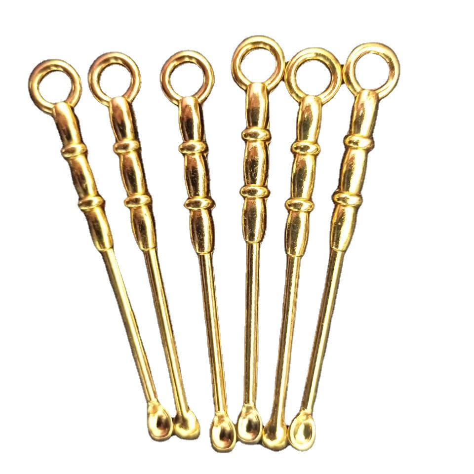 Bamboo joint ear scorer, metal ear scorer, ear picker, ear cleaner, key hanger, accessory, ear scorer, one yuan gift Item Picture