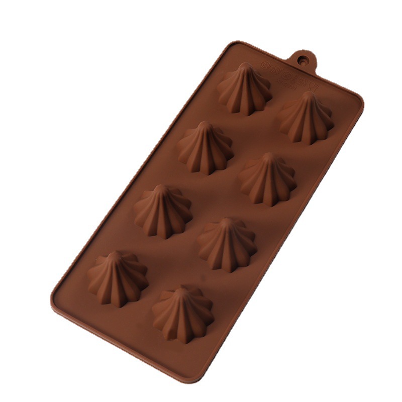 New style of silicone chocolate mold, jelly ice cube pudding baking mold, DIY waffle fondant mold Item Picture