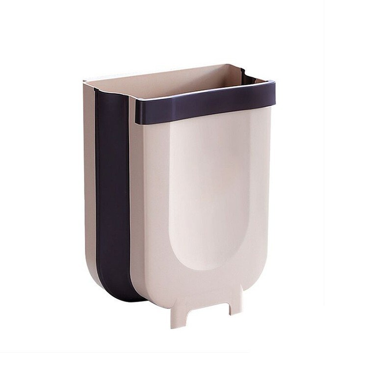 Cocina almacenamiento de residuos de cocina cubos colgantes hogar plegable puertas de gabinete clasificación pared colgante contenedor multifuncional Item Picture