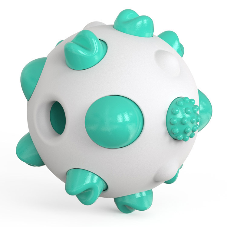Creative new pet products: spherical dog toys, teething balls, and bone-resistant dog toothbrushes Item Picture