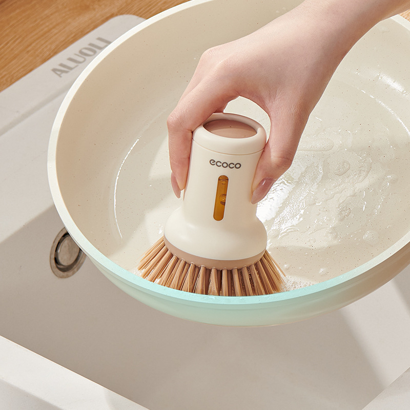 厨房专用洗锅刷子去污除垢清洁刷自动加液洗碗刷神器不粘锅不粘油