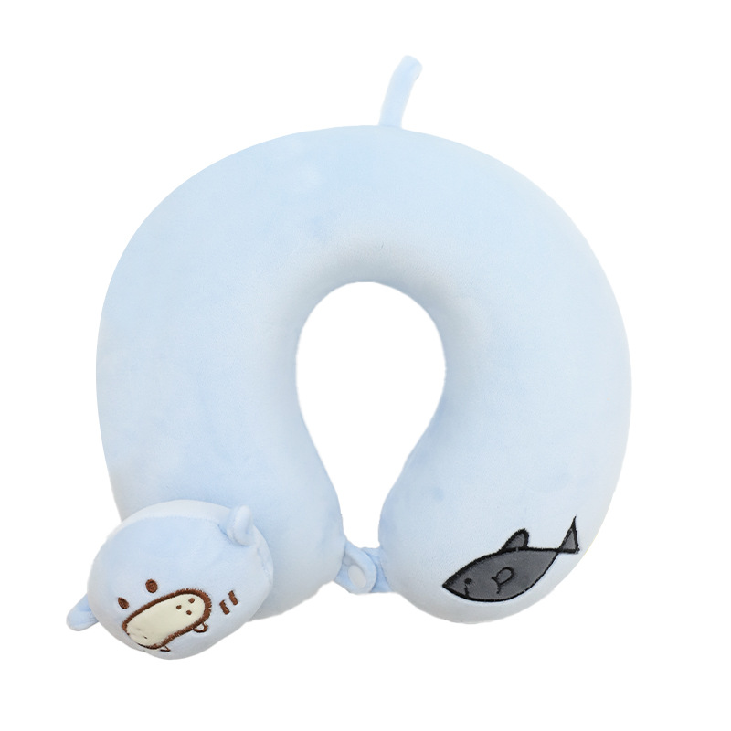 Beiruscartoon Memory foam U-shaped pillow, Kanglewu Cute Animal Neck Pillow, Travel Neck pillow wholesale Item Picture
