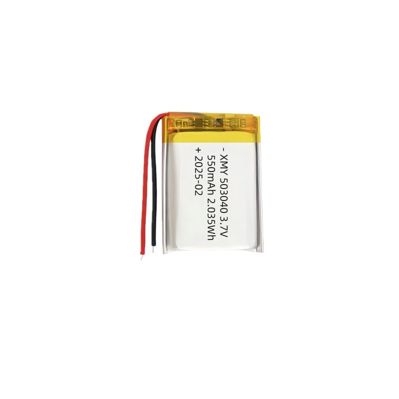 503040 polymer lithium battery, 600mAh, supplementary lighting makeup mirror, disinfection box, Bluetooth speaker battery, 3.7V