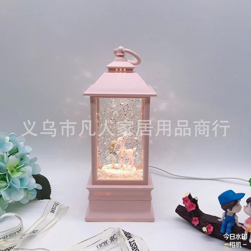 Graduation Gift Snow Crystal Ball Music Box Children Girl Birthday Music Box Decoration Small Night Light Wholesale Application Scenario