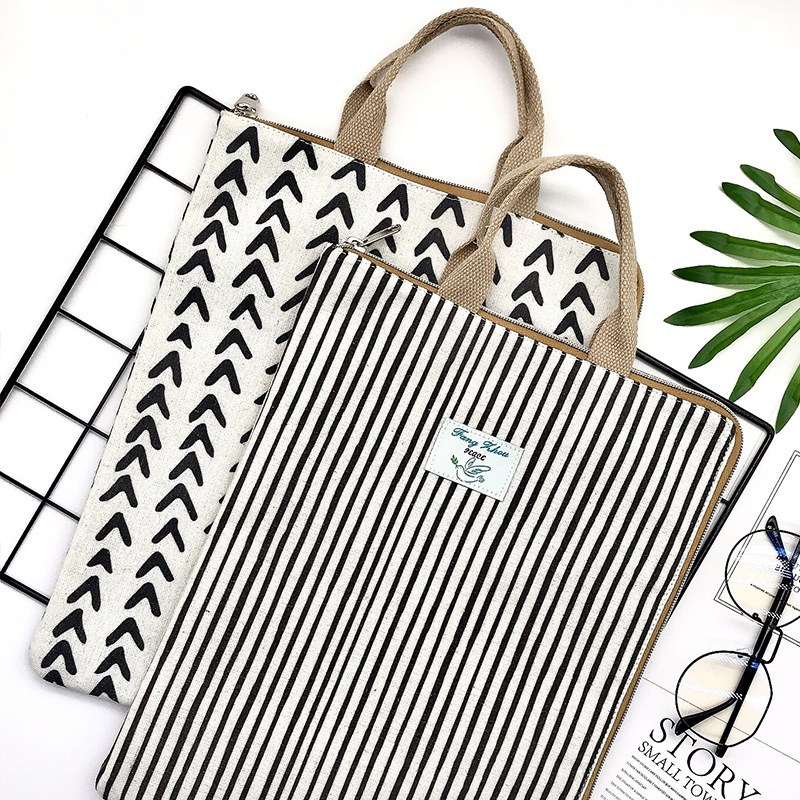 Portable computer bag inner liner bag, office meeting storage bag, single-shoulder laptop large-capacity storage bag in stock Application Scenario