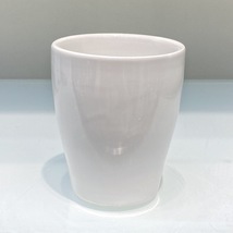 兰花花盆盆景出口内销纯白餐厅强化白瓷中华料理布丁中式茶杯小花盆金堡花瓶
