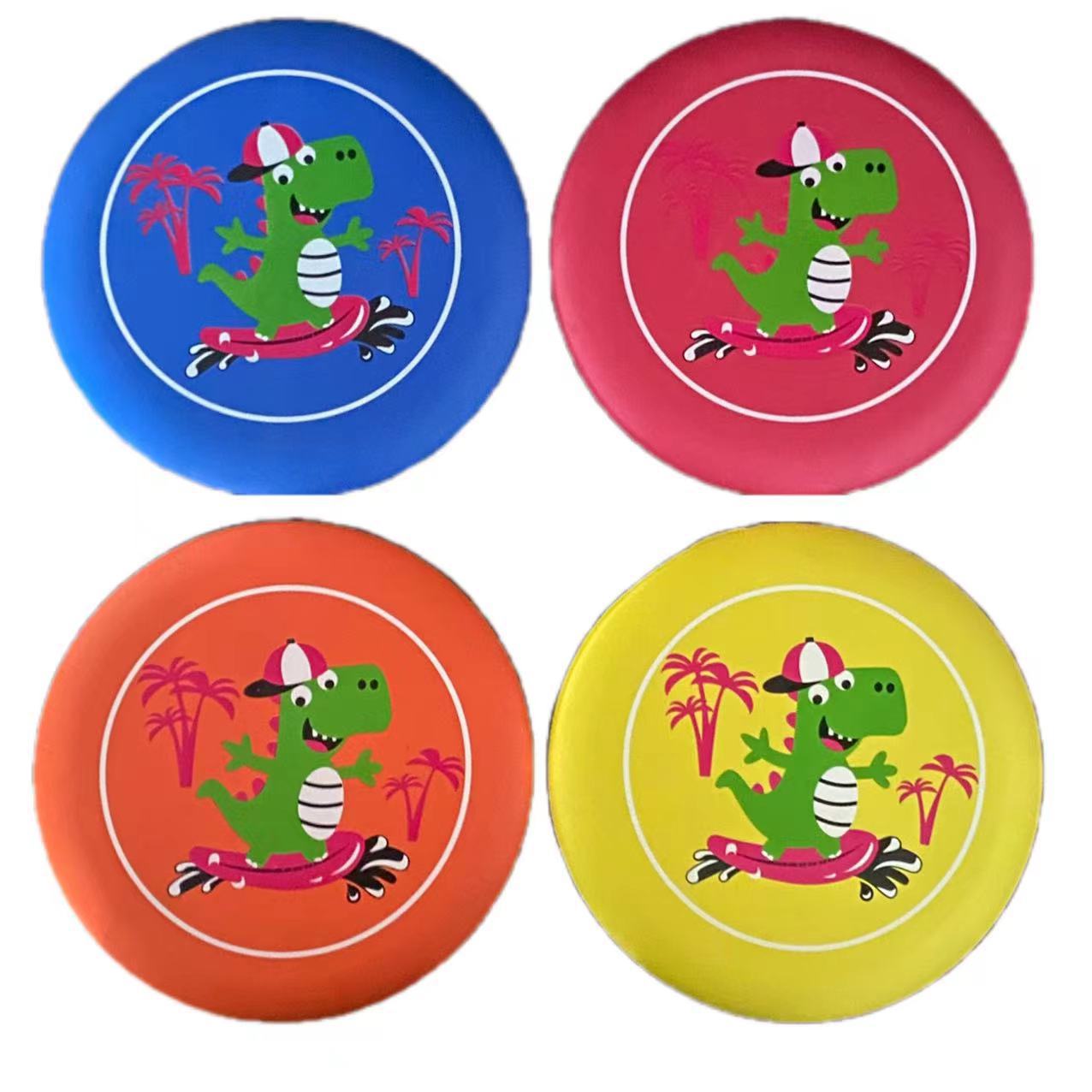 A popular children's EVA foam plastic soft frisbee, flying saucer, three-pronged boomerang, and outdoor sports street toy Item Picture
