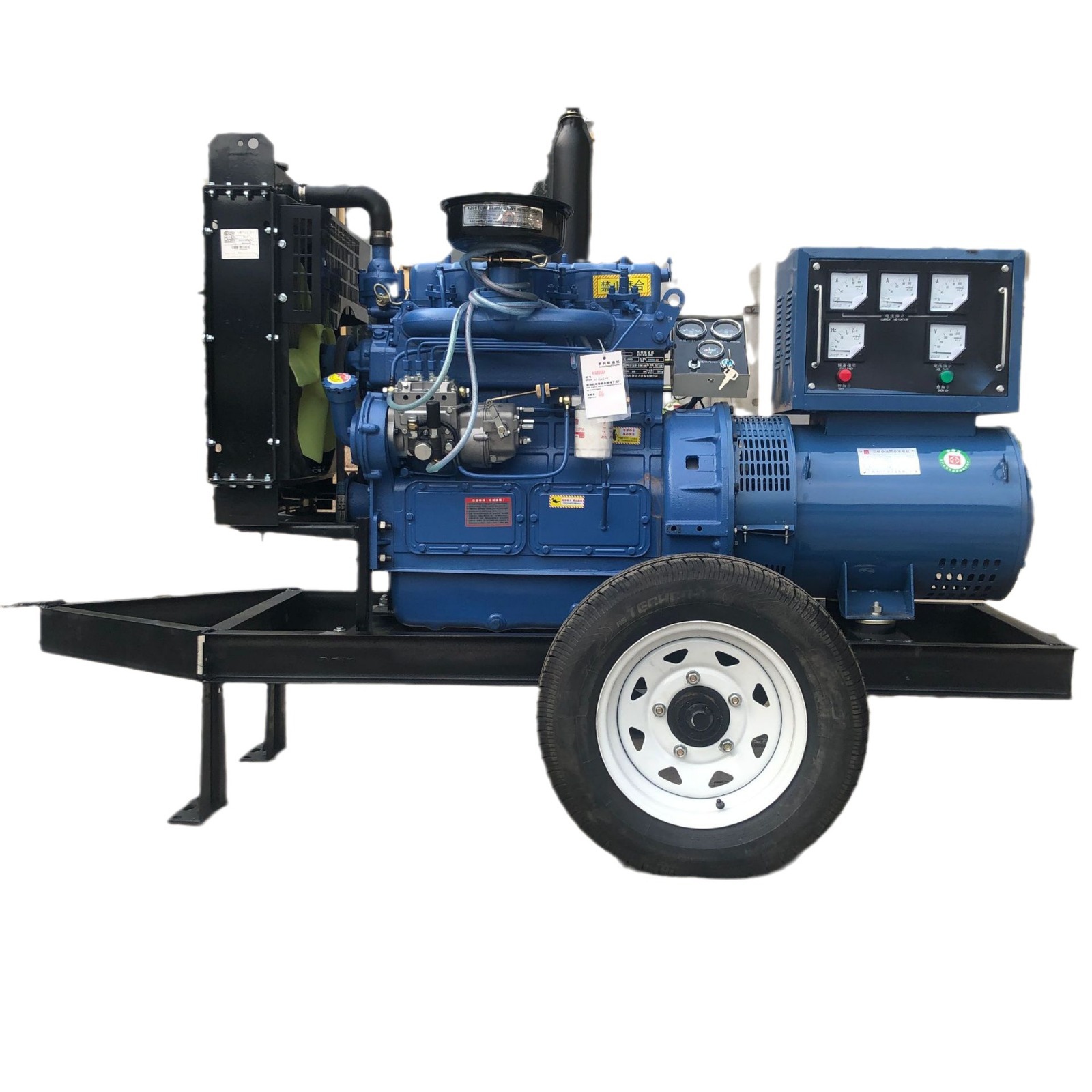 柴油发电机组厂家50KW/100/120/150/200/400千瓦三相380V拖车机组详情图5