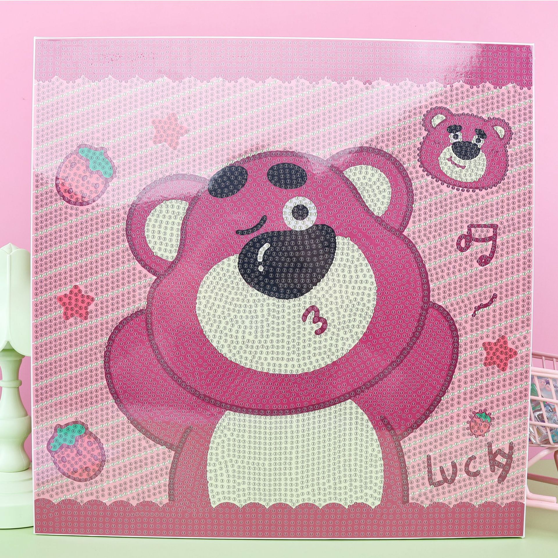 Diy Full Diamond Picture Frame 30*30 Diamond Painting A Variety Of Styles At Will With Exercise Hands-On Coordination Specification drawing