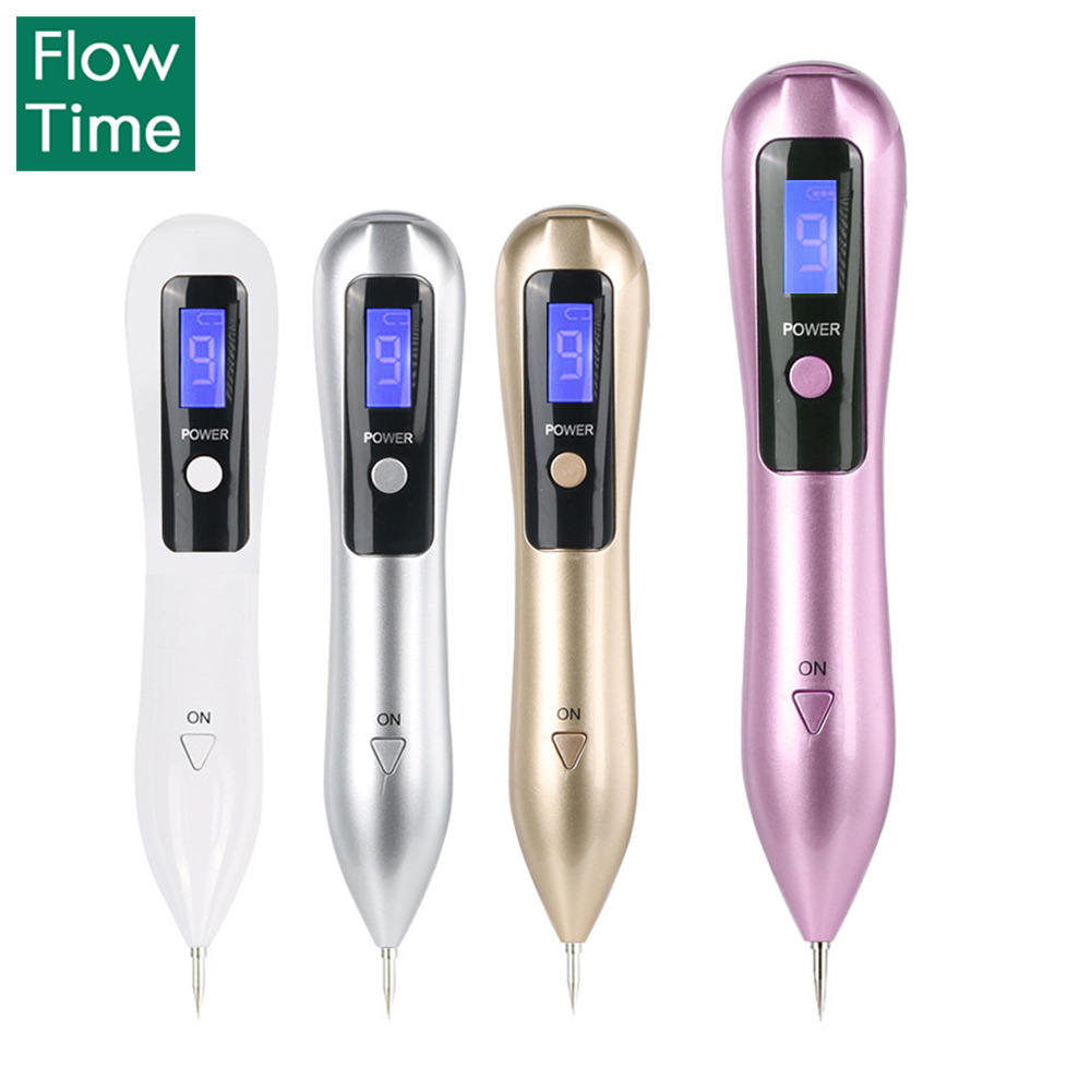 German White Dot Pen with nine adjustable Settings, mini dot brush, home tattoo beauty device