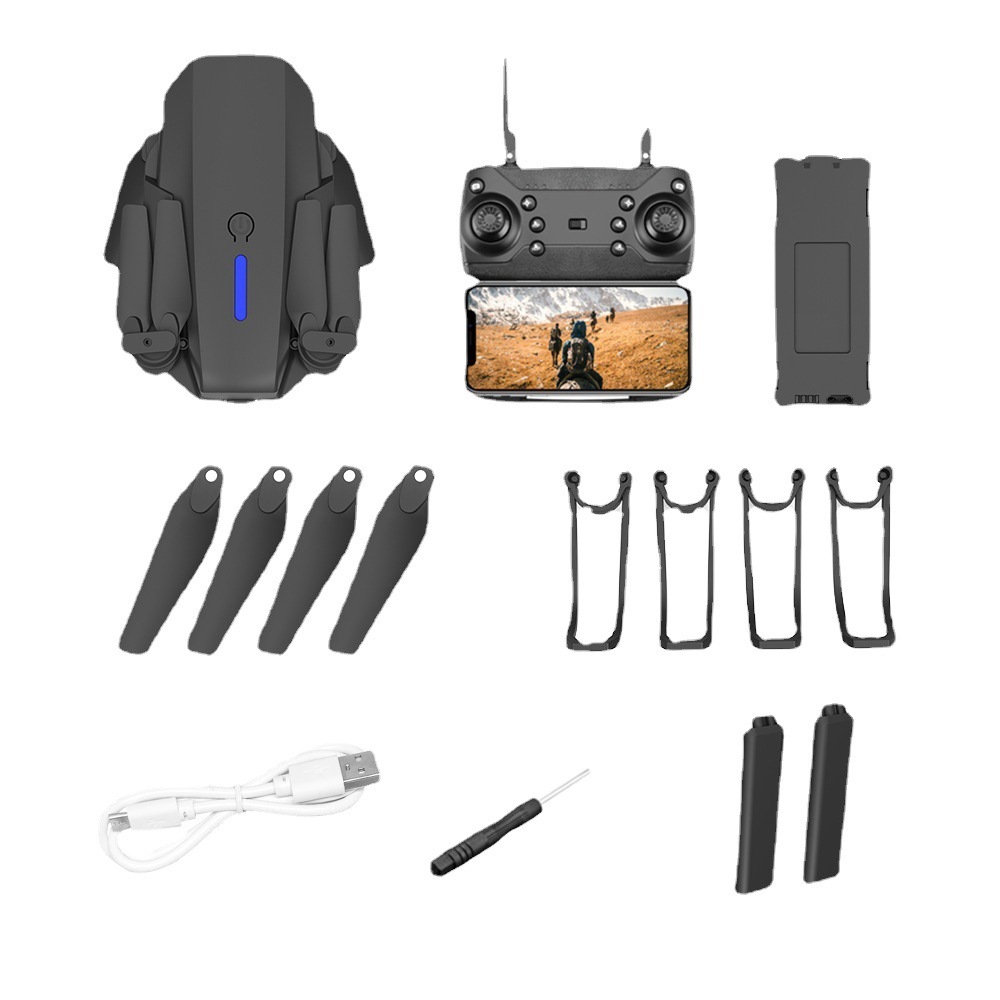 E88 drone 4K hd fotografía aérea control remoto avión juguetes modelo de inducción avión no tripulado al por mayor Item Picture