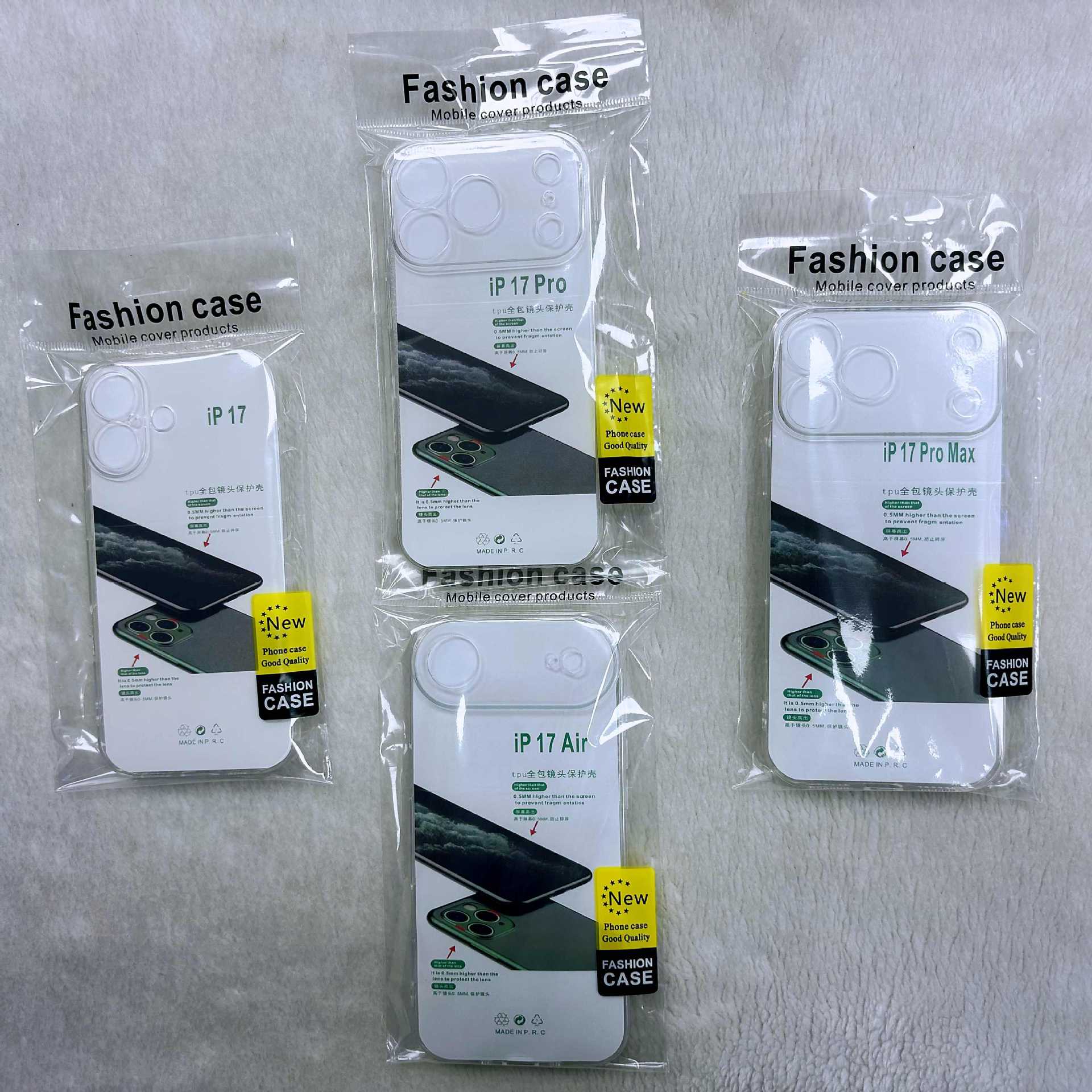 Wholesale of the new type of protective case suitable for iPhone 17, transparent shockproof 15, silicone 14, simple 13, high-end 16 details Picture