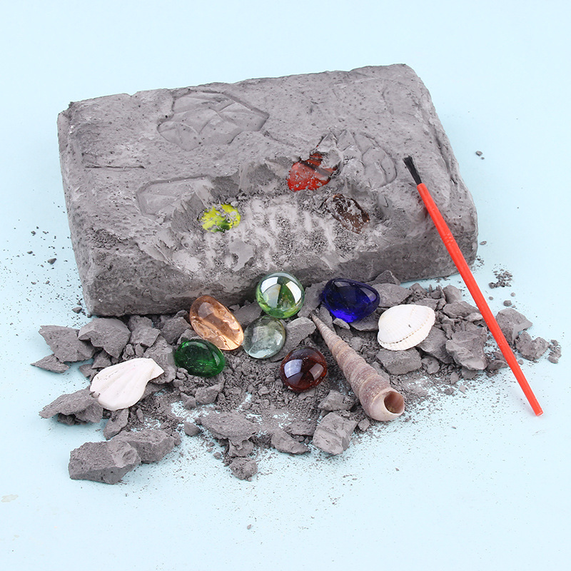 Factory direct supply of gemstone excavation, archaeological fossil toys, children's simulation school treasure and mineral excavation diy sets Application Scenario