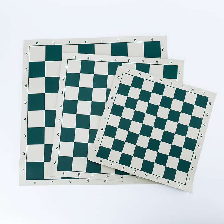 跨境供应中号PVC皮革棋盘国际象棋棋盘42cm 不含棋子中号厂家批发