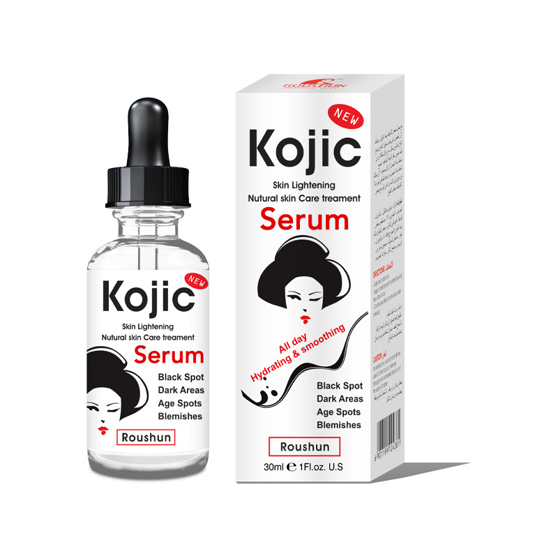ROUSHUN 曲酸/VC/木瓜精华液 Kojic/VC/papaya face Serum