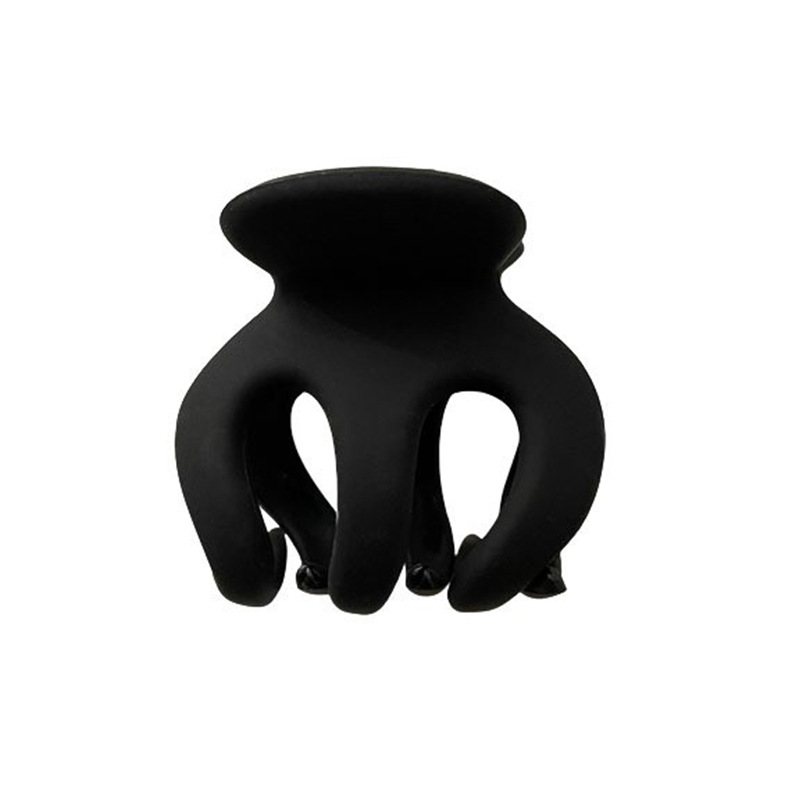 New small claw clips, black high ponytail claw clips, medium bun hair claw clips, pumpkin hair clips, and shark clips for the back of women's heads Item Picture