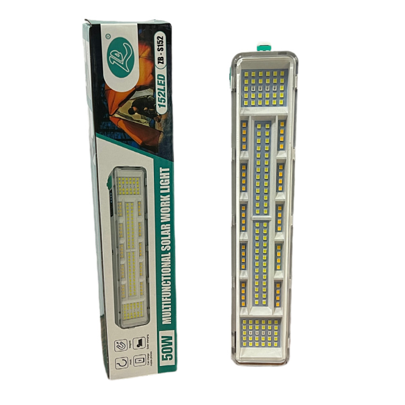 Cross-border distribution of LED solar outdoor camping and fishing camp lights, mobile energy storage emergency night market street stall lights details Picture