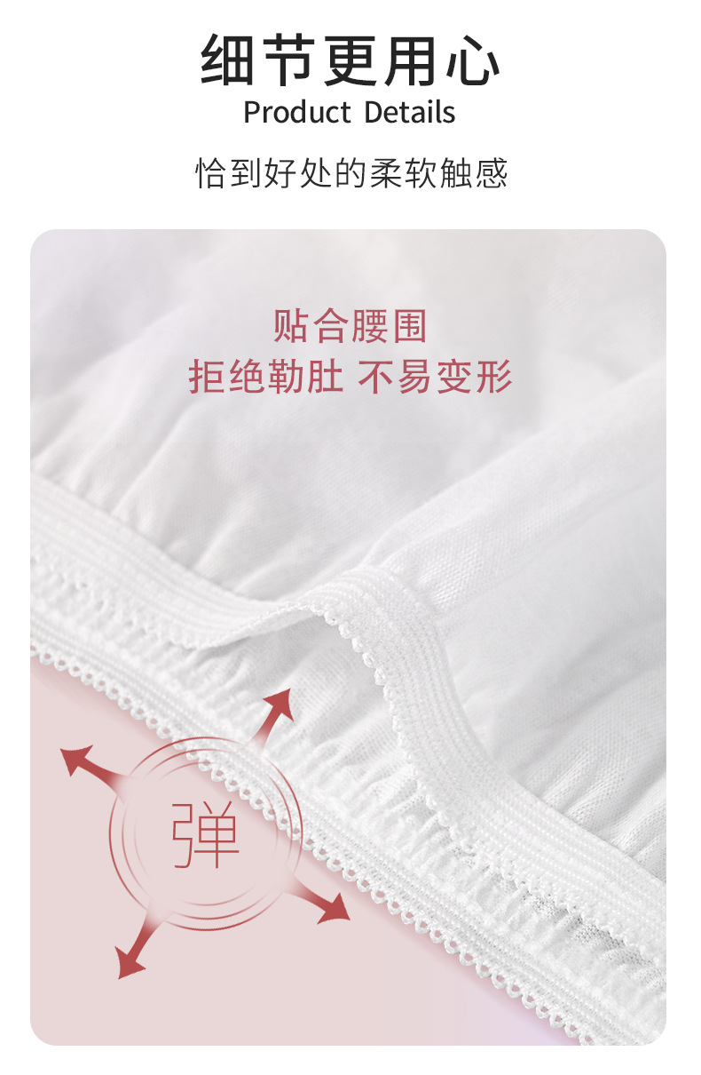 一次性内裤女无菌单独包装旅行出差日抛内裤产妇孕妇坐月子棉内裤详情11