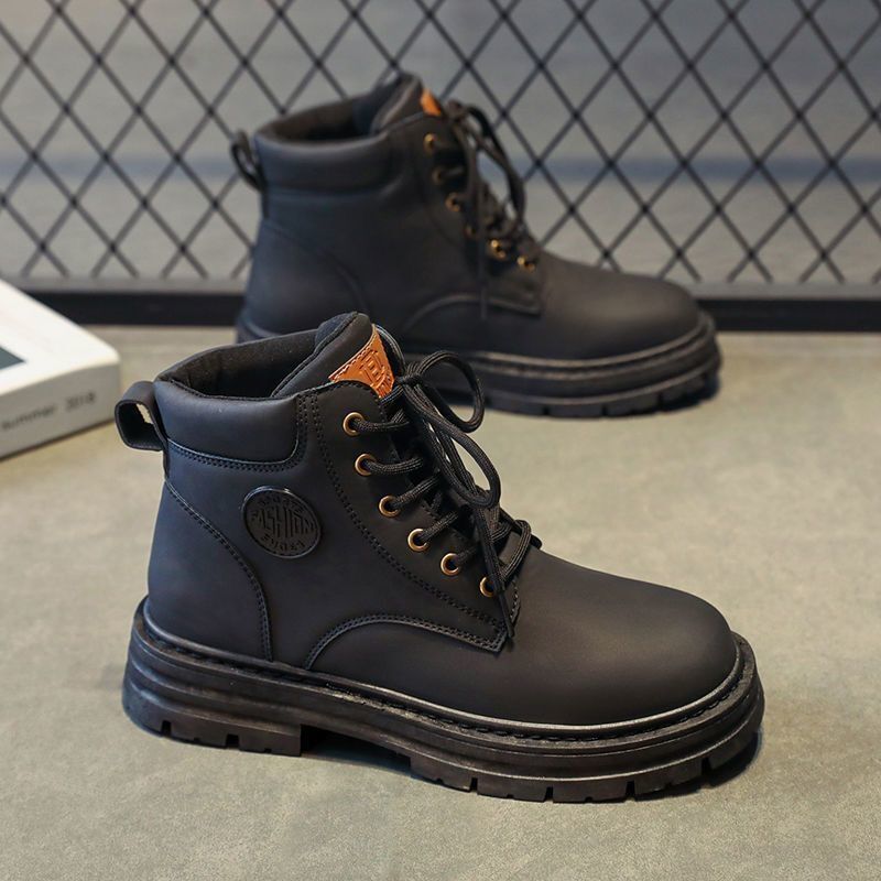 Autumn New Breathable High-Top Doc Martens Men's British Style Retro Work Shoes Boots Platform Ankle Boots Casual Shoes Application Scenario