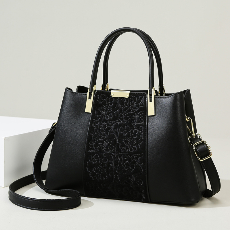 女士手提包时尚大容量托特包女新款高级感妈妈包上班通勤单肩女包详情22