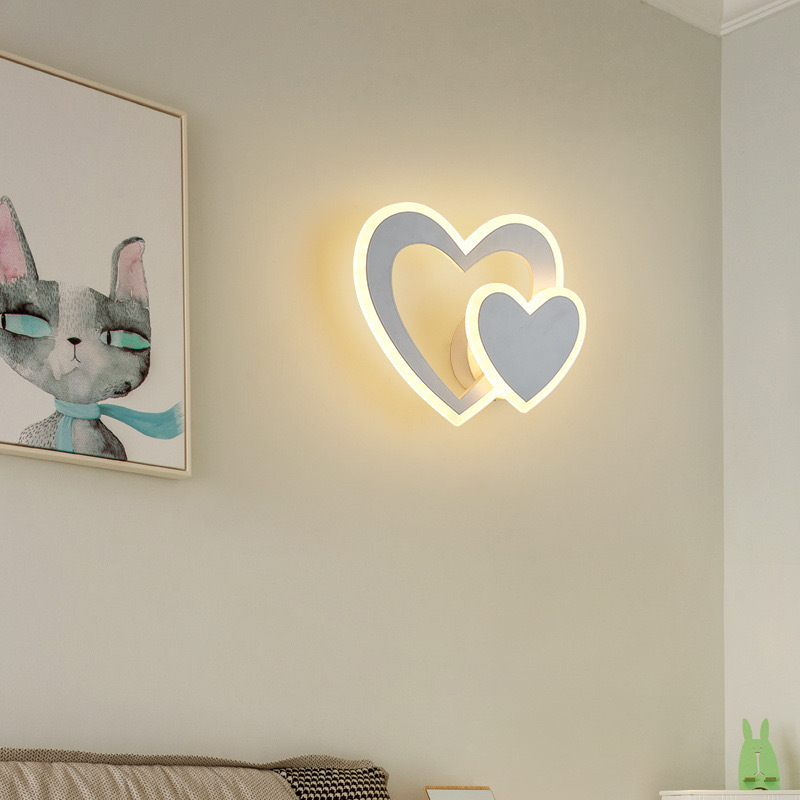 Modern and simple wall lamps warm the living room, bedroom, bedside, study, corridor, staircase, and popular wall lamps inside details Picture