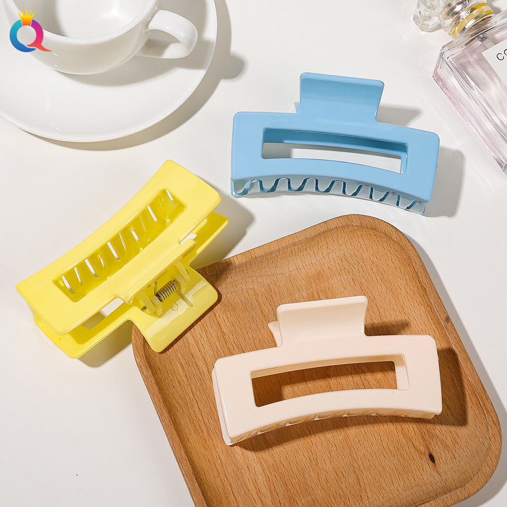 Qiyue Cross-border ins hair clips, stylish shark clips, updo hair grabbers, back of the head hair grabbers, hair accessories wholesale pic 32