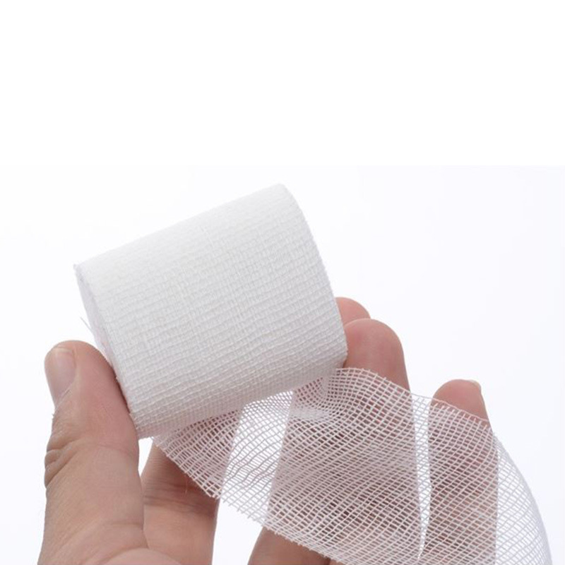 Hualu Medical Gauze Bandage rolls, disposable wound bandaging straps, degreased rolls, gauze blocks, plaster fixation bandages details Picture