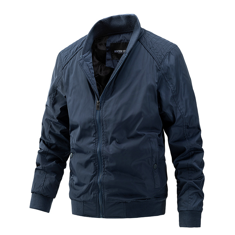Cross-border jacket men's casual coat, Amazon foreign trade baseball collar men's casual plus-size coat, new jacket men Application Scenario