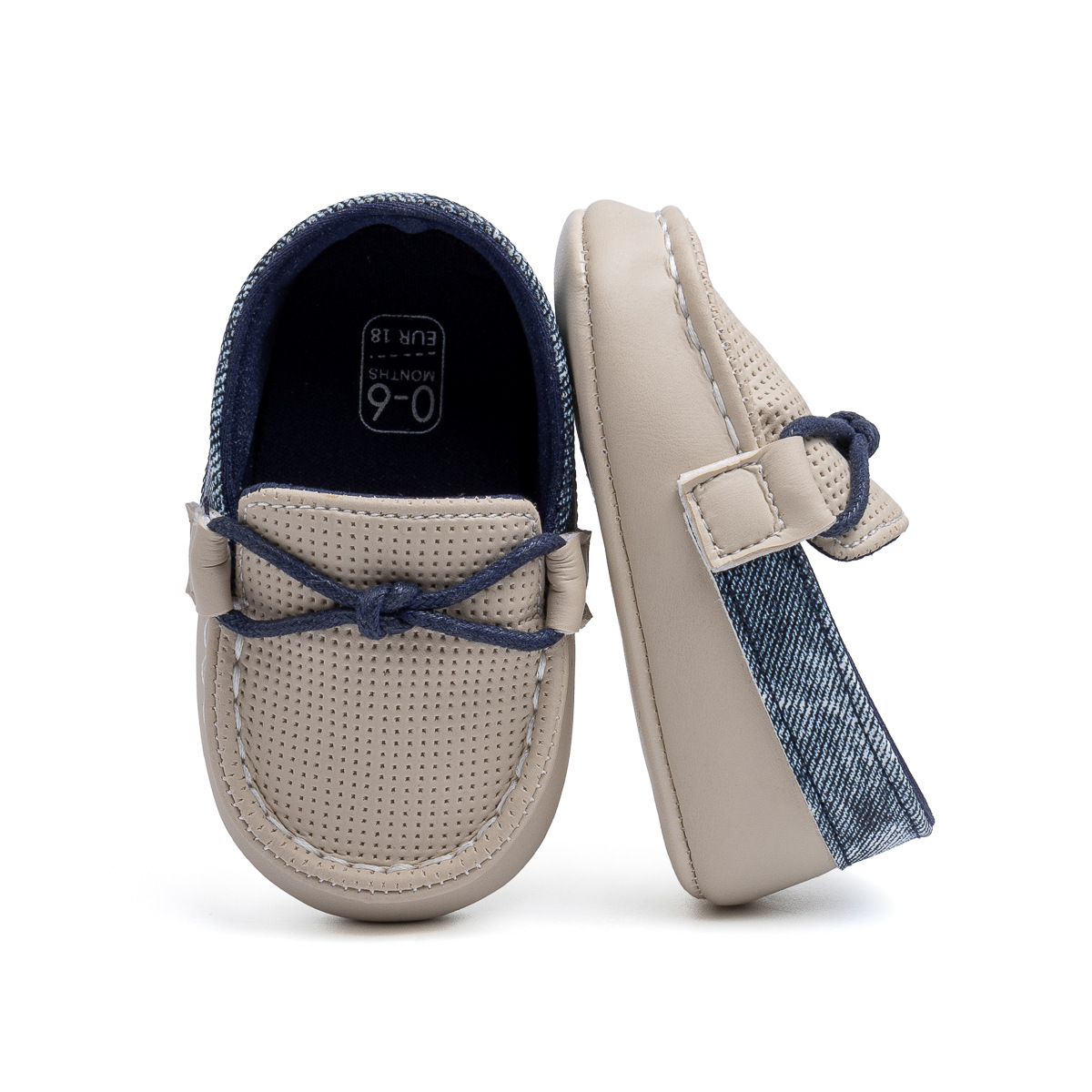 2025年新款男婴防滑豆豆鞋室内软底一脚蹬学步鞋baby shoes详情图5