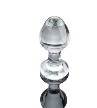 Adult adult glass crystal products and transparent anal plugs are dual-purpose Specification drawing