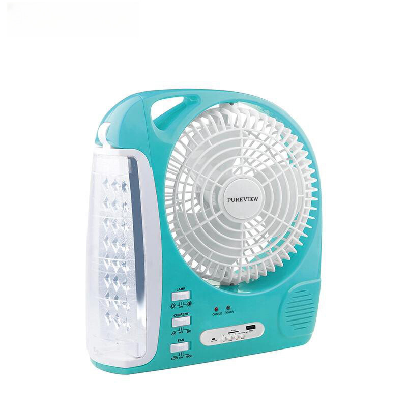 Foreign Trade For 8 Inch Bluetooth Multi-Function Solar Fan Charging Lighting Desktop Fan Item Picture