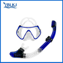 成人大框潜水镜呼吸管套装高清防雾潜水面镜防水浮潜三宝游泳装备