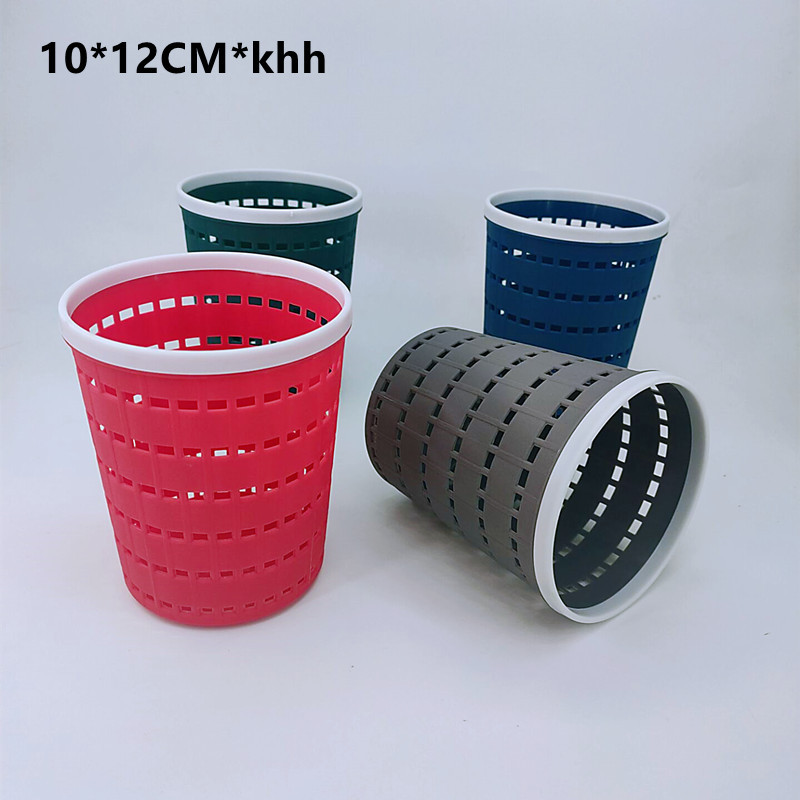 Factory direct sales of new plastic storage buckets, round pen holders and square pen holders. Wholesale two-yuan store supply details Picture