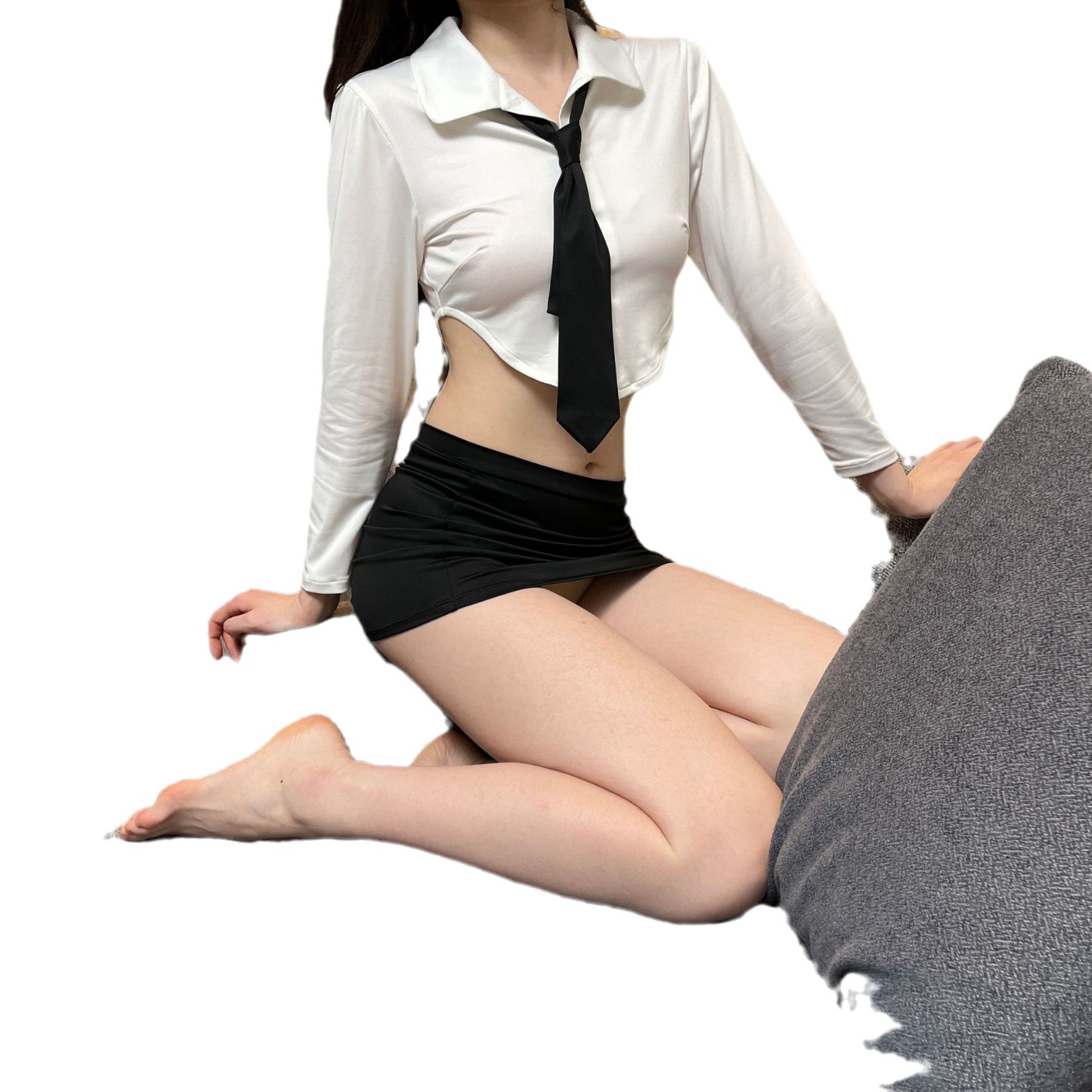 New sexy underwear uniform seduces secretary passion sexy pure desire students role play Item Picture
