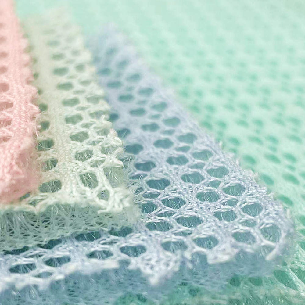 Wide Soft Polyester Mattress Pillow Fabric Sandwich Mesh Fabric Cool Cushion On Soft Small Mesh Car Seat Cushion