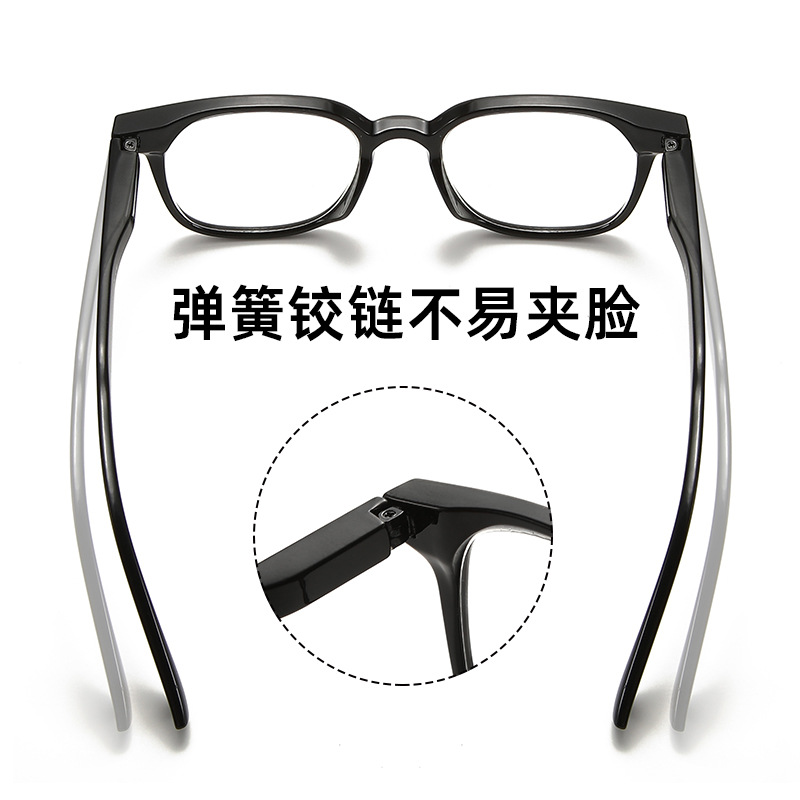 Fashionable and high-end reading glasses, men's fashionable anti-blue light reading glasses, women's glasses, high-definition reading glasses factory wholesale details Picture