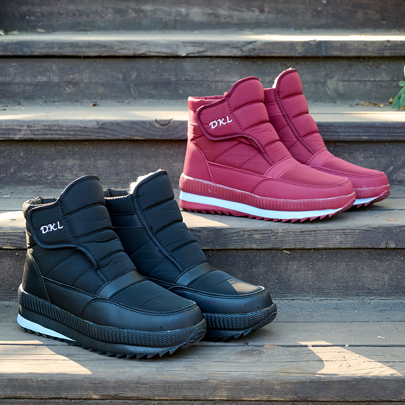 蒂珂伦棉鞋冬季新款加绒加厚保暖男女雪地靴跨境外贸不打滑雪地棉细节图