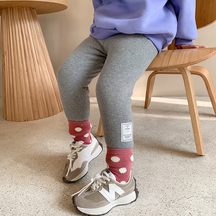 童打底裤实物图