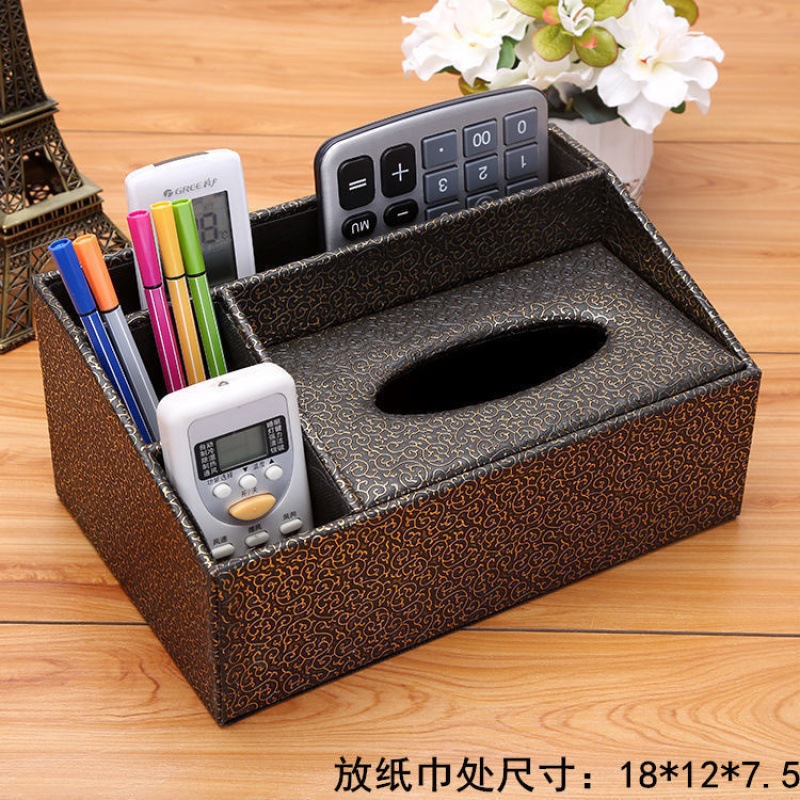 Tissue box, living room European-style creative multi-functional hotel, household coffee table, napkin box, tissue box, miscellaneous storage box manufacturer
