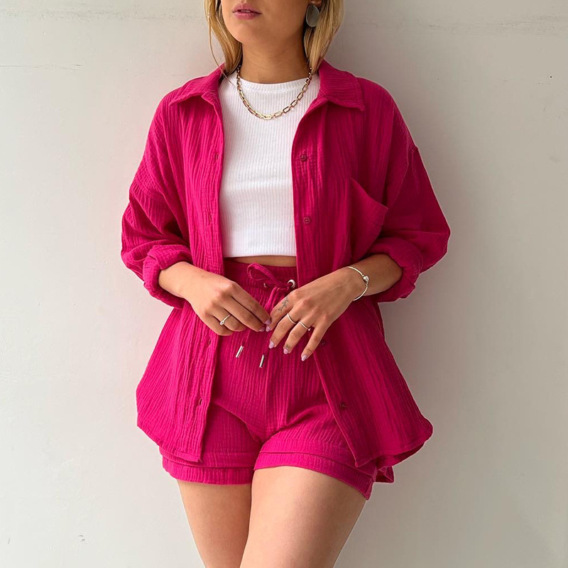 Side profile of model showing fit
