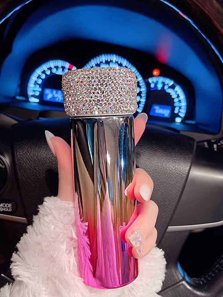 MPM3 mini insulated cup with water diamonds, cute and small pocket, portable cup, diamond-encrusted, high personality, high appearance level, lightweight stainless steel details Picture