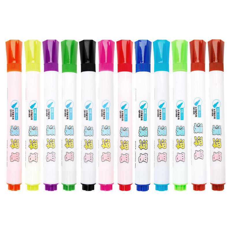 Niños agua flotante pen whiteboard pen marcador agua borrable Item Picture