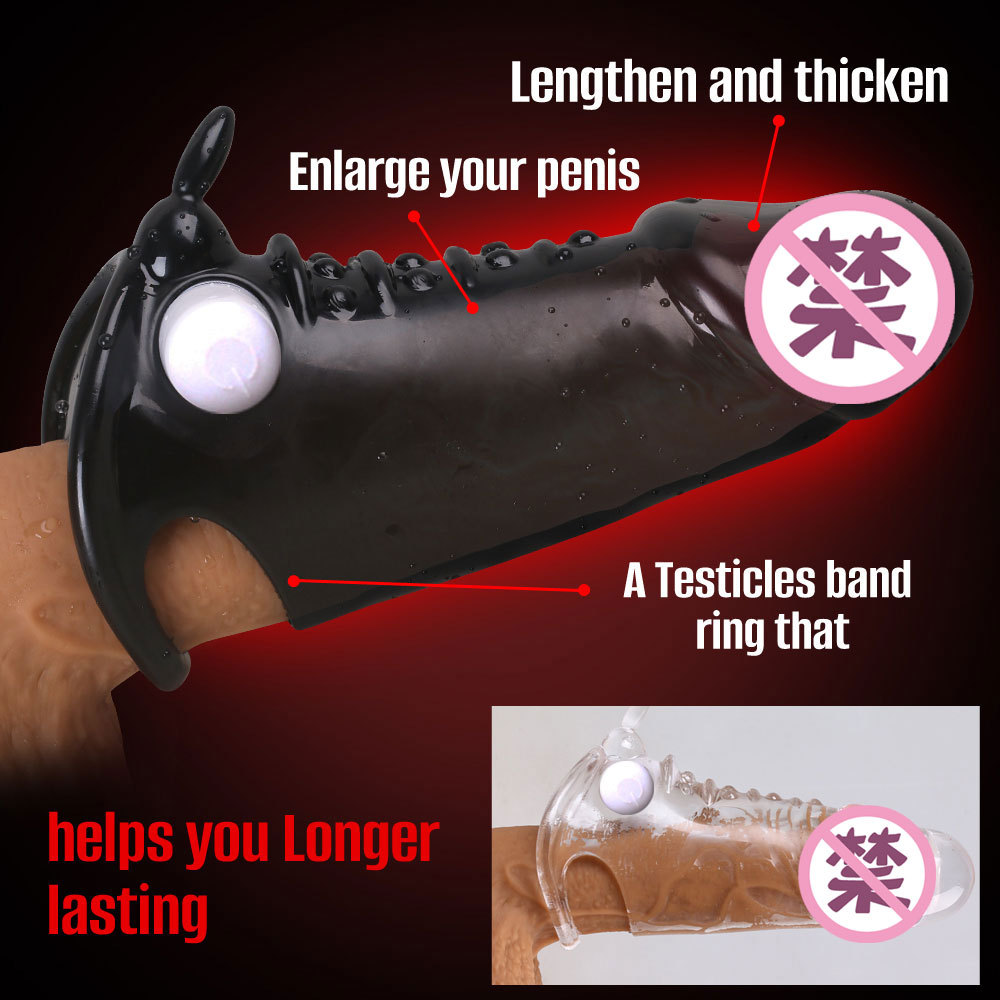 Men's Wolf tooth braces, lengthened and thickened, vibrating crystal braces, adult sex products, men's products details Picture