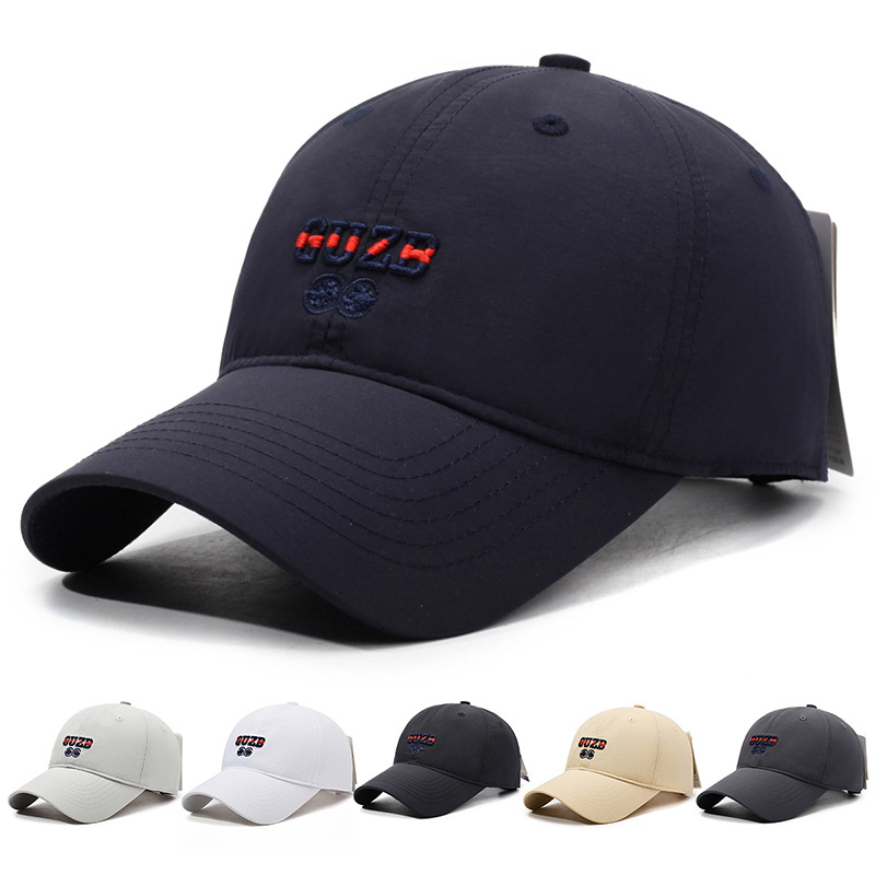 2025 New style quick-drying soft-top baseball cap for men, light and thin outdoor sports, sunshade and sun protection, large-head baseball cap for women